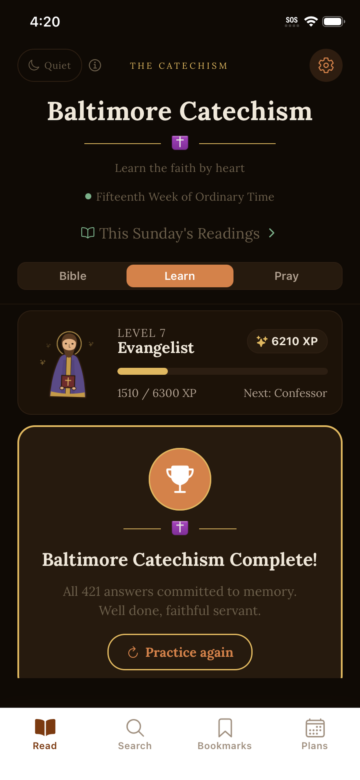 Catechism home