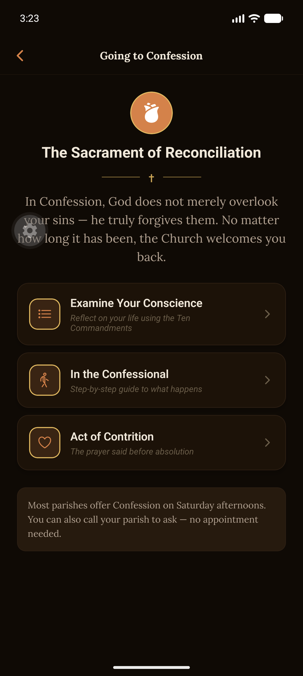 Confession guide